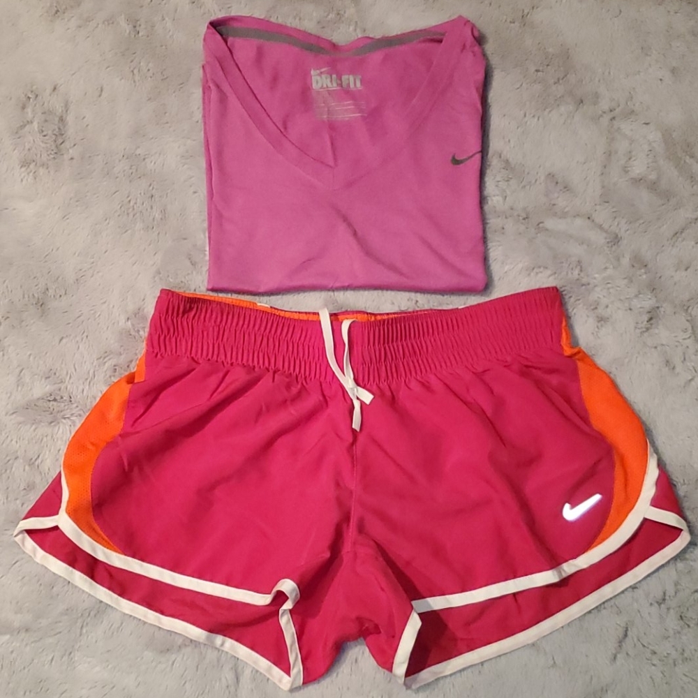 NIKE - Dri-Fit Tee and Athletic Shorts